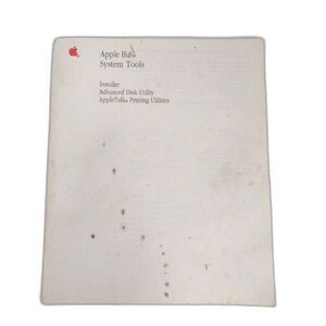 Vintage Apple Manual 1988 Apple IIGS System Tools- Installer Guide 030-1501-A